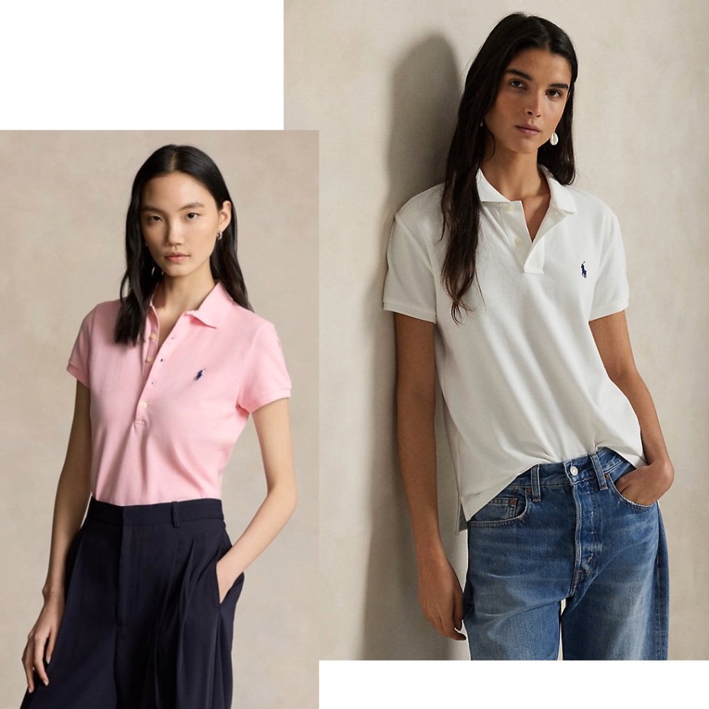 Pink And White Ralph Lauren Polos (Bundle Of 2)